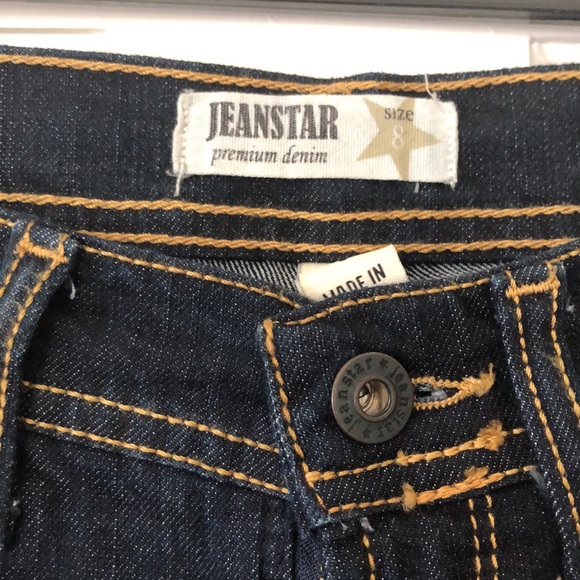 Boot Cut Dark Wash Jeans. - Picture 3 of 5